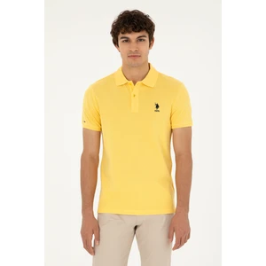 U.S. Polo Assn. Erkek Sarı Tişört Basic 50279613-VR044