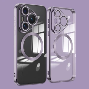 Huawei Pura 70 Galvanik Şeffaf Tpu Cep Telefonu Kapağı (Yurt Dışından)