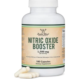 Double Wood Nitric Oxide Supplement (Stim Free Pre Workout) - Nitric Oxide Booster With Nitrosigine  L Arginine  And L Citrulline (Clinically Studied To Boost No2 Nitric Oxide Flow) 180 Capsul