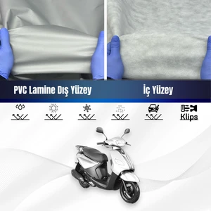 Ultra Shop Volta Apec 125 Su Geçirmez Motosiklet Branda 4 Mevsime Uygun Motor Branda