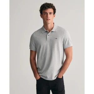 Erkek Gri Regular Fit Logolu Polo 2210.93