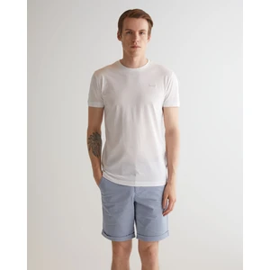 Erkek Beyaz Slim Fit Bisiklet Yaka T-Shirt 2013035.110