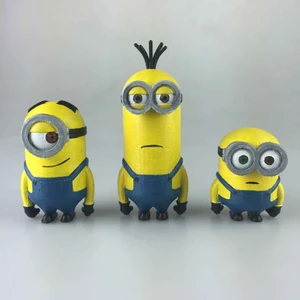 3D Layer Craft 3'lü Minion Figür Bob, Kevin, Stuart