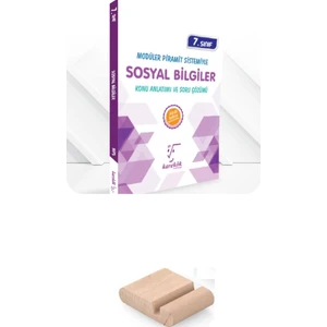 Karekök Yayıncılık 7. Sınıf Sosyal Bilgiler Kitabı Mps (Modüler Piramit Sistemi) - Telefon Tutucu Set