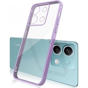 M.tk moveteck Xiaomi Redmi Note 13 Pro 4g Kılıf Tam Kamera Korumalı Metalik Parlak Renkli Kenar Yumuşak Esnek Silikon