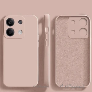 M.TK Moveteck Xiaomi Redmi Note 13 Pro 5g Kılıf Lansman Kamera Korumalı Içi Kadife Yumuşak Renkli Silikon Mat His
