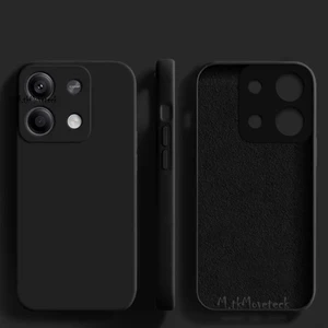 M.TK Moveteck Xiaomi Redmi Note 13 Pro 5g Kılıf Lansman Kamera Korumalı Içi Kadife Yumuşak Renkli Silikon Mat His