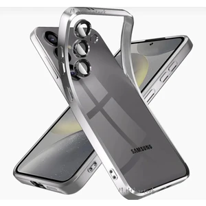 M.tk moveteck Samsung Galaxy A15 Kılıf Tam Kamera Korumalı Metalik Parlak Renkli Kenar Yumuşak Silikon Kapak