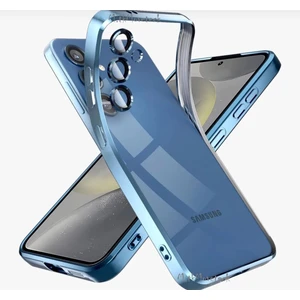 M.tk moveteck Samsung Galaxy A25 Kılıf Tam Kamera Korumalı Metalik Parlak Renkli Kenar Yumuşak Silikon Kapak