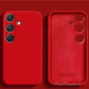M.TK Moveteck Samsung Galaxy A55 Kılıf Lansman Kamera Korumalı Içi Kadife Yumuşak Renkli Silikon Mat Hisli Süet