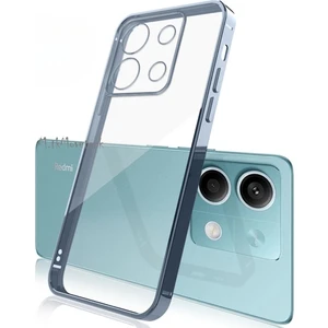 M.tk moveteck Xiaomi Poco M6 Pro Kılıf Tam Kamera Korumalı Metalik Parlak Renkli Kenar Yumuşak Esnek Silikon