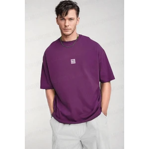 Teenage Millionaire Erkek Free Life Mor Bisiklet Yaka Oversize Salas T-Shirt