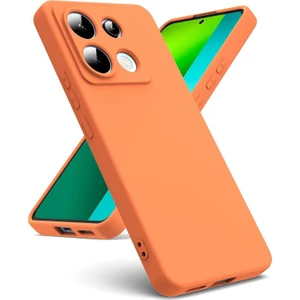 M.TK Moveteck Xiaomi Redmi Note 13 Pro 5g Kılıf Lansman Kamera Korumalı Içi Kadife Yumuşak Renkli Silikon Mat His