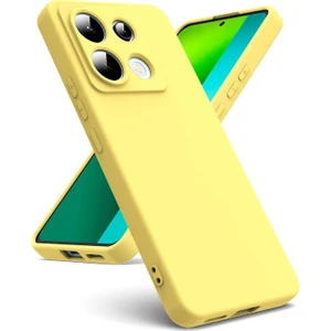 M.TK Moveteck Xiaomi Redmi Note 13 Pro 5g Kılıf Lansman Kamera Korumalı Içi Kadife Yumuşak Renkli Silikon Mat His