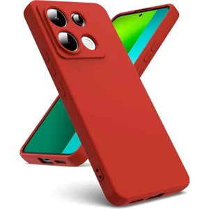 M.TK Moveteck Xiaomi Redmi Note 13 Pro 5g Kılıf Lansman Kamera Korumalı Içi Kadife Yumuşak Renkli Silikon Mat His