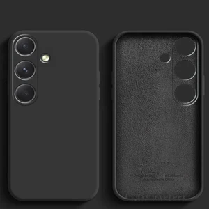 M.TK Moveteck Samsung Galaxy A55 Kılıf Lansman Kamera Korumalı Içi Kadife Yumuşak Renkli Silikon Mat Hisli Süet