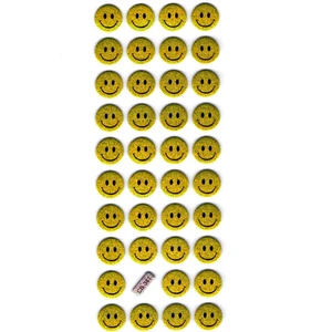 Limmy Sticker Kabartmalı Stiker Defter Planlayıcı Etiket 16 x 7 cm Emoji Gülenyüz