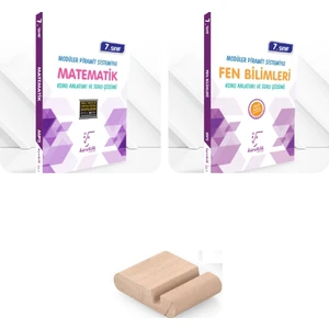 Karekök Yayıncılık Karekök 7.sınıf Mps (Modüler Piramit Sistemi)  Matematik  + Fen + Telefon Tutucu..!
