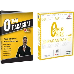 ÜçDörtBeş Yayınları 0'dan Paragraf ve Üçdörtbeş Yayınları Paragraf Sıfır Risk