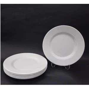Beyaz Melamin Meze Tabağı Sığ Tabak