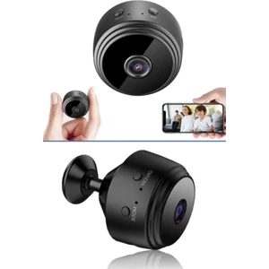 A9 Mini Döner Başlıklı Kablosuz Interaktif Gece Görüşlü 1080P Full Hd Mikro Wifi Güvenlik Kamerası