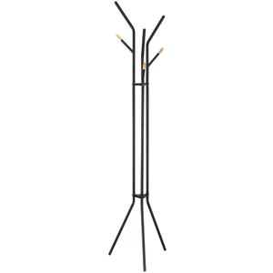 adore mobilya Handy Mate Maximo Çok Kollu Metal Askılık-Siyah 43X179X43 cm