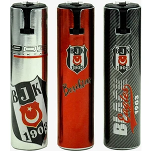 Beşiktaş Metal Case Üçlü Çakmak Seti