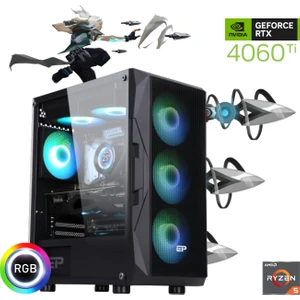 Gaming R5-4060TI Ryzen 8400F Rtx 4060Tİ 8gb Ddr5 16G 1tb SSD Oyun Bilgisayarı