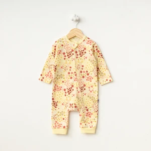 For My Baby Flowers Ribanalı Tulum