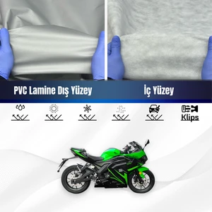 Ultra Shop Yukı Taro Gp2 Su Geçirmez Motosiklet Brandası 4 Mevisme Uygun Motor Branda