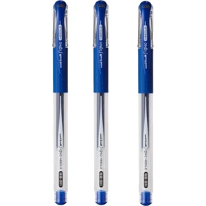Uniball Signo Needle ( 0.38 ) Iğne Uçlu Jel Kalem Mavi ( Üç Adet )