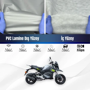Ultra Shop Yukı Hammer 50 Su Geçirmez Motosiklet Brandası 4 Mevisme Uygun Motor Branda
