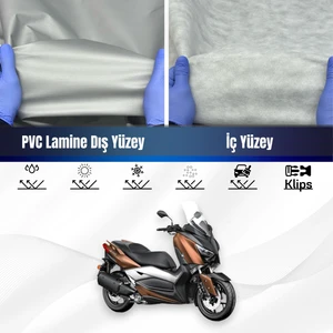 Ultra Shop Yamaha X-Max 300 Abs Su Geçirmez Motosiklet Brandası 4 Mevisme Uygun Motor Branda