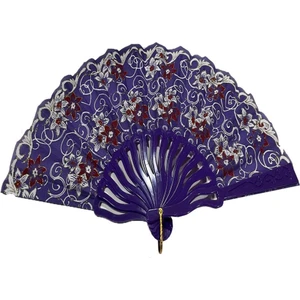 Yelpaze  Şık  Serinletici 877-8 Zarif Mor Yelpaze