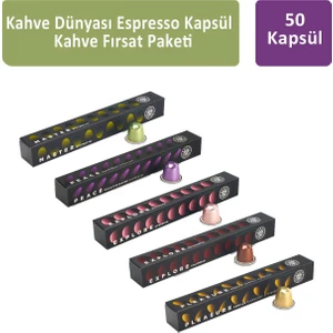 Kahve Dünyası Espresso Kapsül Fırsat Paketi 50 Kapsül