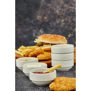 Porselen 6 Lı Set Joker Mini Reçellik,sosluk,çerezlik,lokumluk,drajelik 6 cm