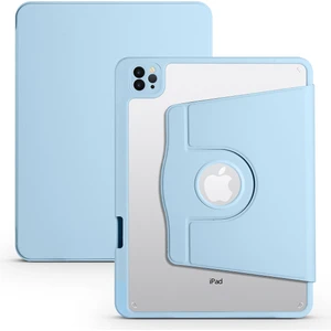 Apple iPad Air 11 Inç M2 2024 Kılıf Yatay ve Dikey Standlı Dönebilen Uyku Modlu Termik Kılıf (Model A2902,A2903,A2904)