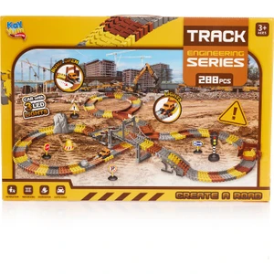 Inşaat Tracks Hareketli Raylar Araçlı Full Set 288 Parça