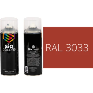 Sio Colors Extra Pigmentli Özel Yapım Akrilik Sprey Boya 400 ml (Kırmızı Tonları)(Araba-Metal-Ahşah-Plastik)