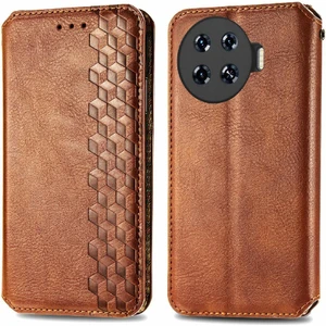 BDT Market Tecno Spark 20 Pro Artı Moda Tasarımı Zarif Iş Deri Için Kılıf (Yurt Dışından)