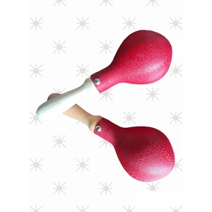 Ahşap Saplı Plastik Kaplama Marakas