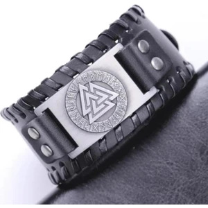 Visale Store Vegan Deri Viking Takı Korsan Bileklik