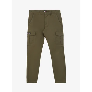 Tommy Jeans Normal Bel Slim Paça Haki Erkek Pantolon DM0DM18940MR1