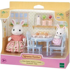 Sylvanian Families Kar Tavşanı Anne ve Bebek Kahvaltı Seti  5682