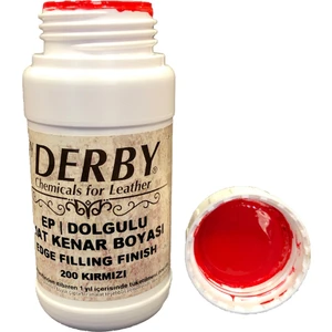 Derby Dolgulu Mat Deri Kenar Boyası 100 ml