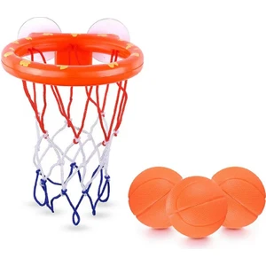 1 Mini Basketbol Kasnağı, 2 Vantuzlu, 3 Top, Banyo Basketbol Potası, Su Oyuncağı, Çocuk Oyuncağı, Mini Basketbol Potası Seti, Oturma Odası,banyo,yatak Odası Için (Yurt Dışından)