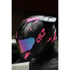 Ls2 Rapıd 2 Race Palımnesıs Pembe-Siyah Kask