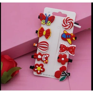 Uras Desing 10 Adet  Prenses Sevimli Kore Moda Set Toka/ Saç  / Aksesuar / Saç Bağları /unicorn