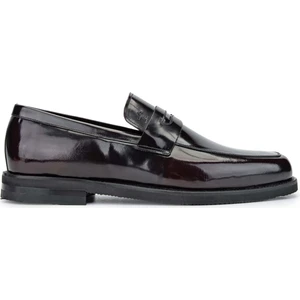 Tamer Tanca Erkek Deri Bordo Loafer Ayakkabı 183 29901 Erk Ayk Y24 Bordo Acma