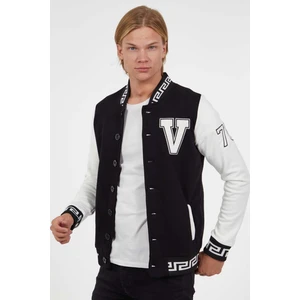 Lastiği Desenli Kolej Mont Bomber Ceket